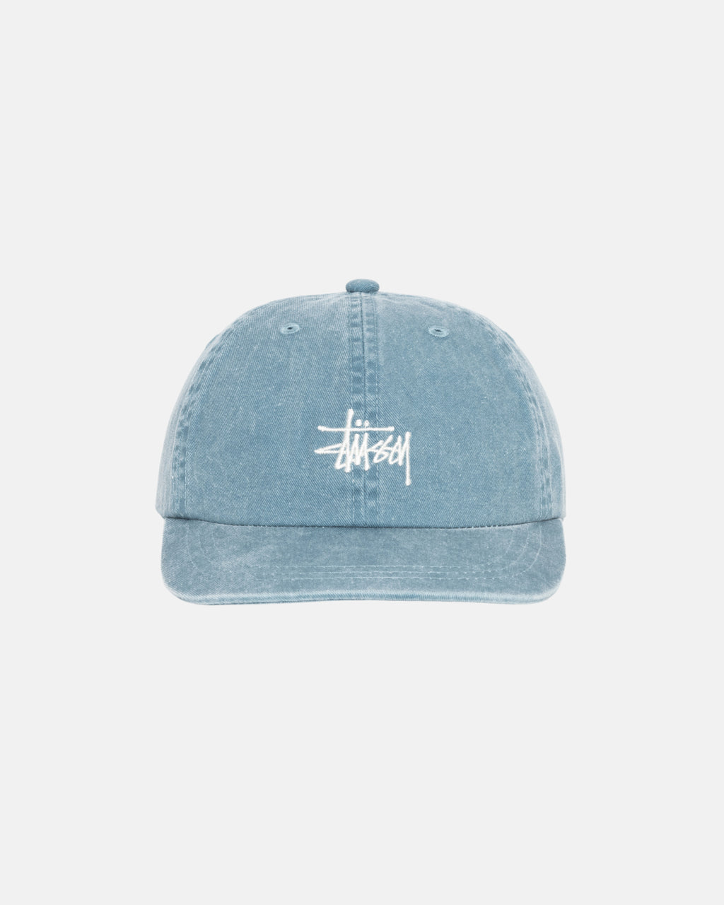 Caps Stussy Washed Stock Low Pro σκούρο τυρκουάζ | 238-MQWILY