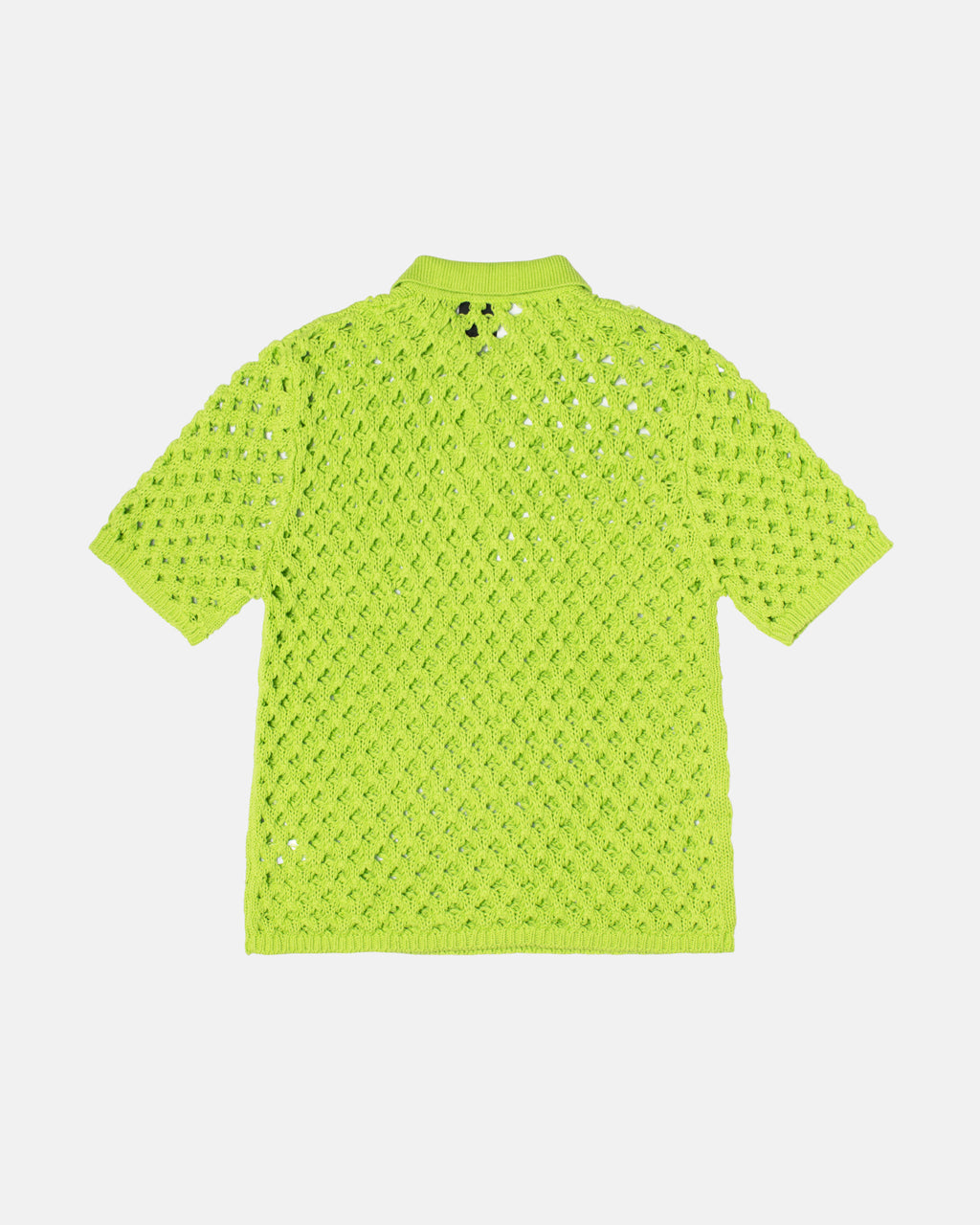 Πουλόβερ Stussy Big Mesh Polo ανοιχτο πρασινο | 236-ADQRXW