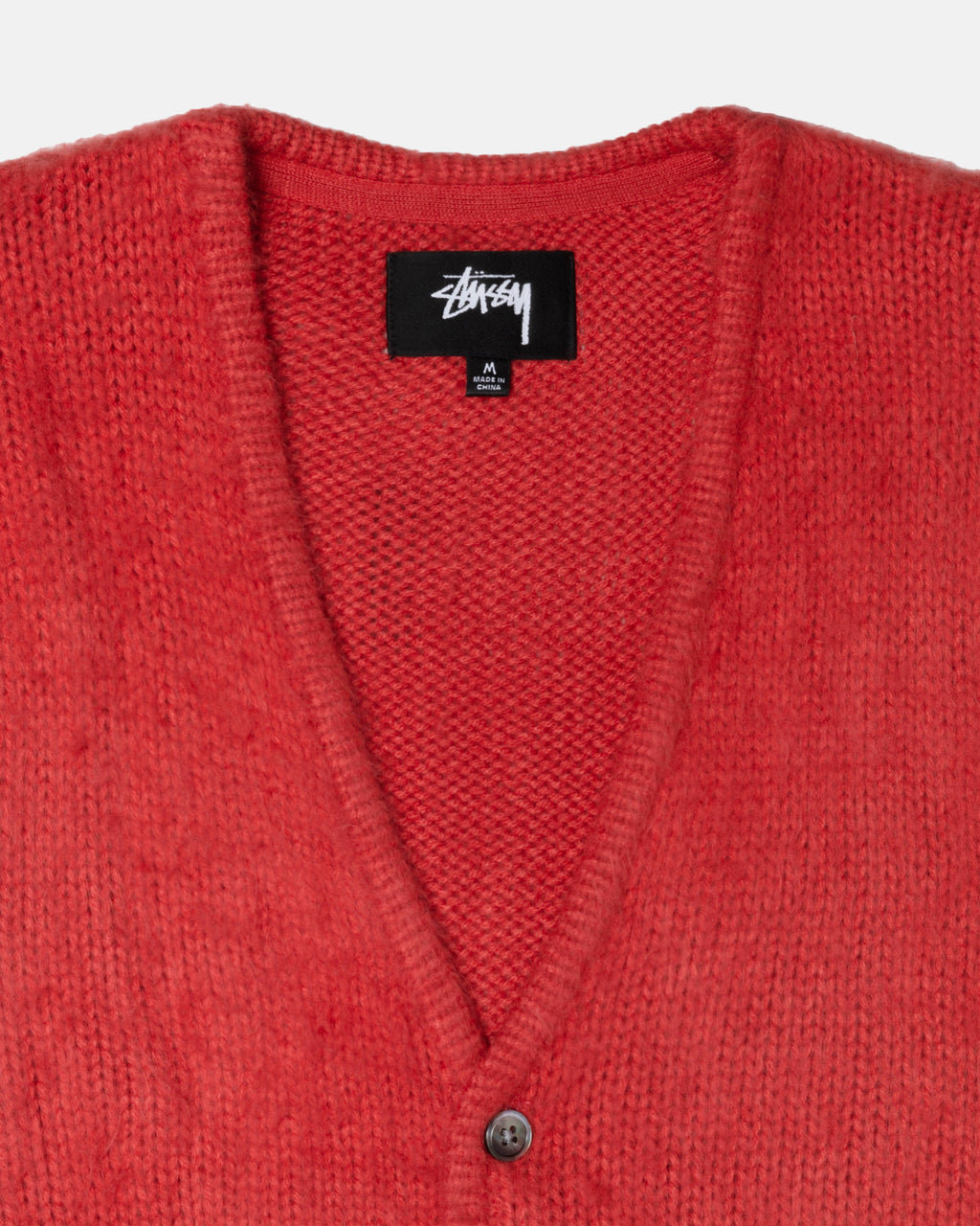 Πουλόβερ Stussy Brushed Cardigan κοκκινα | 429-DAYRJF