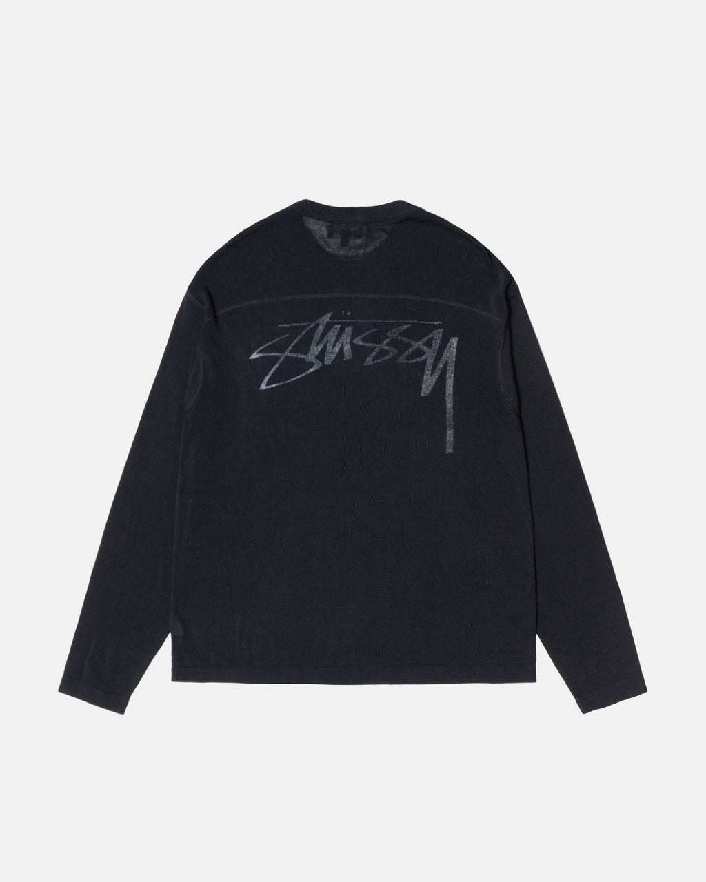 Πουλόβερ Stussy ελαφρια Football Crew μαυρα | 093-PELJZI