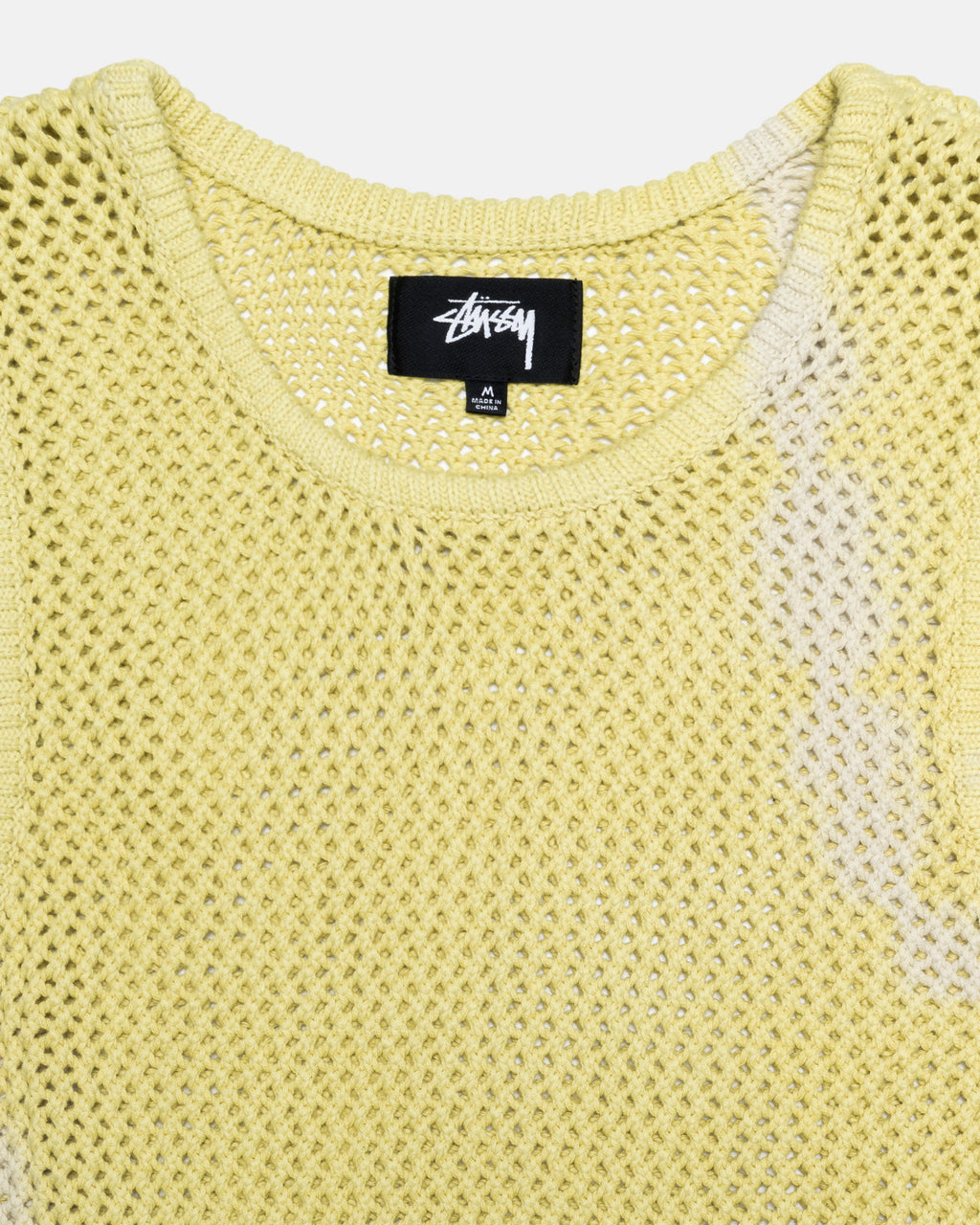 αμανικα μπλουζακια Stussy O'dyed Heavyweight Mesh κίτρινα | 538-OXISRH