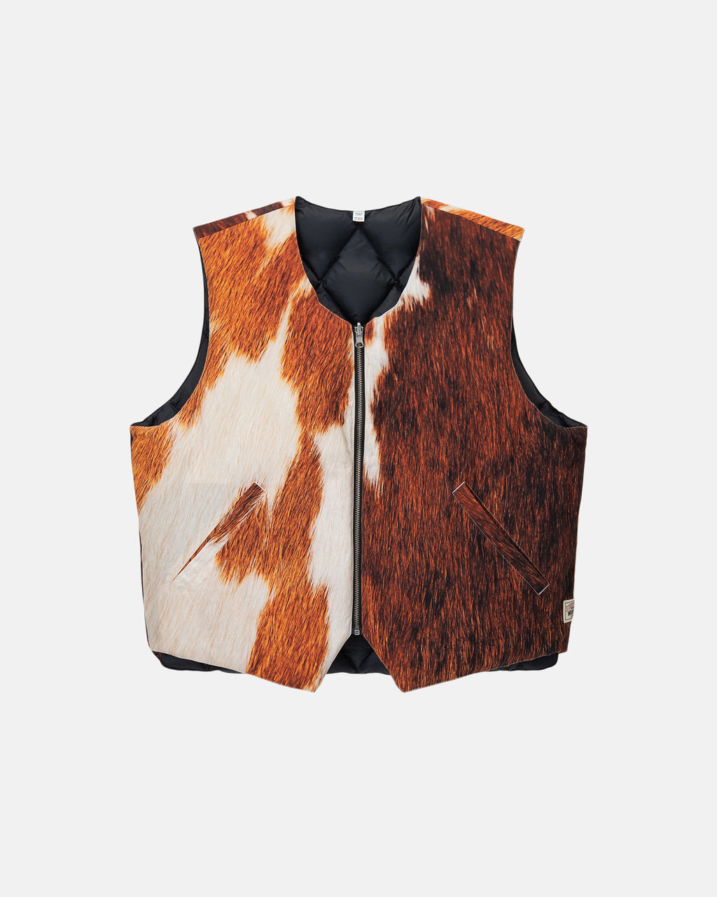 γιλεκο Stussy Reversible Καπιτονέ Cowhide | 087-BEHYVN