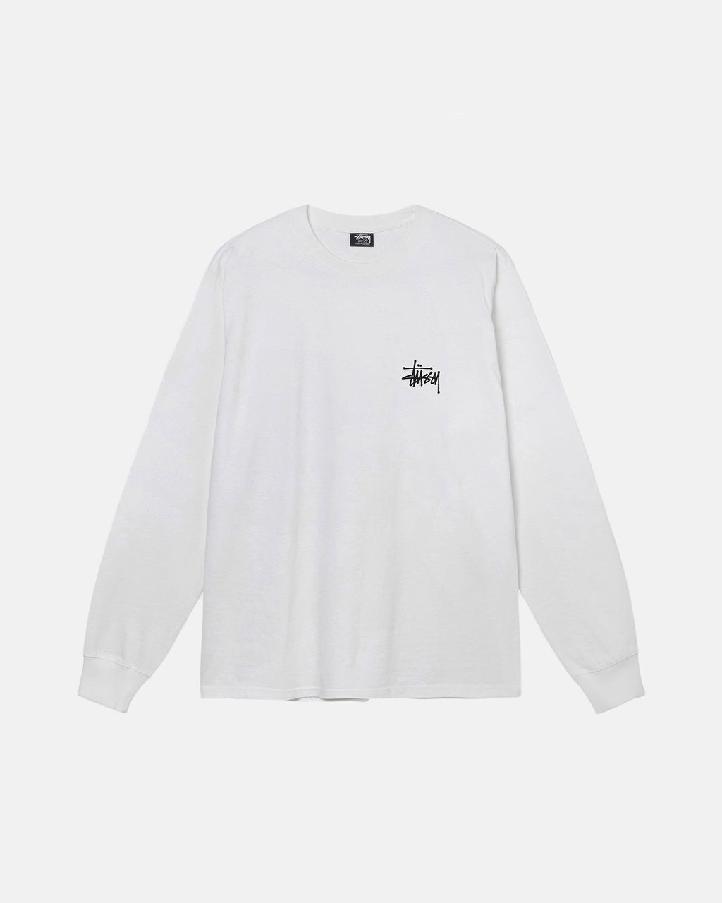 μπλουζακια για τρεξιμο Stussy Basic Ls ασπρα | 735-GAPQOC