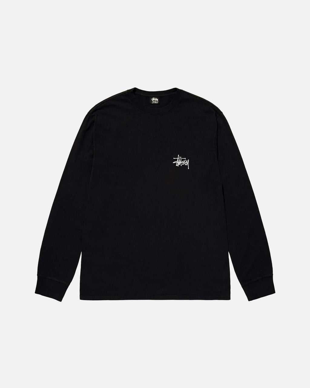 μπλουζακια για τρεξιμο Stussy Basic Ls μαυρα | 723-ZSMNGR