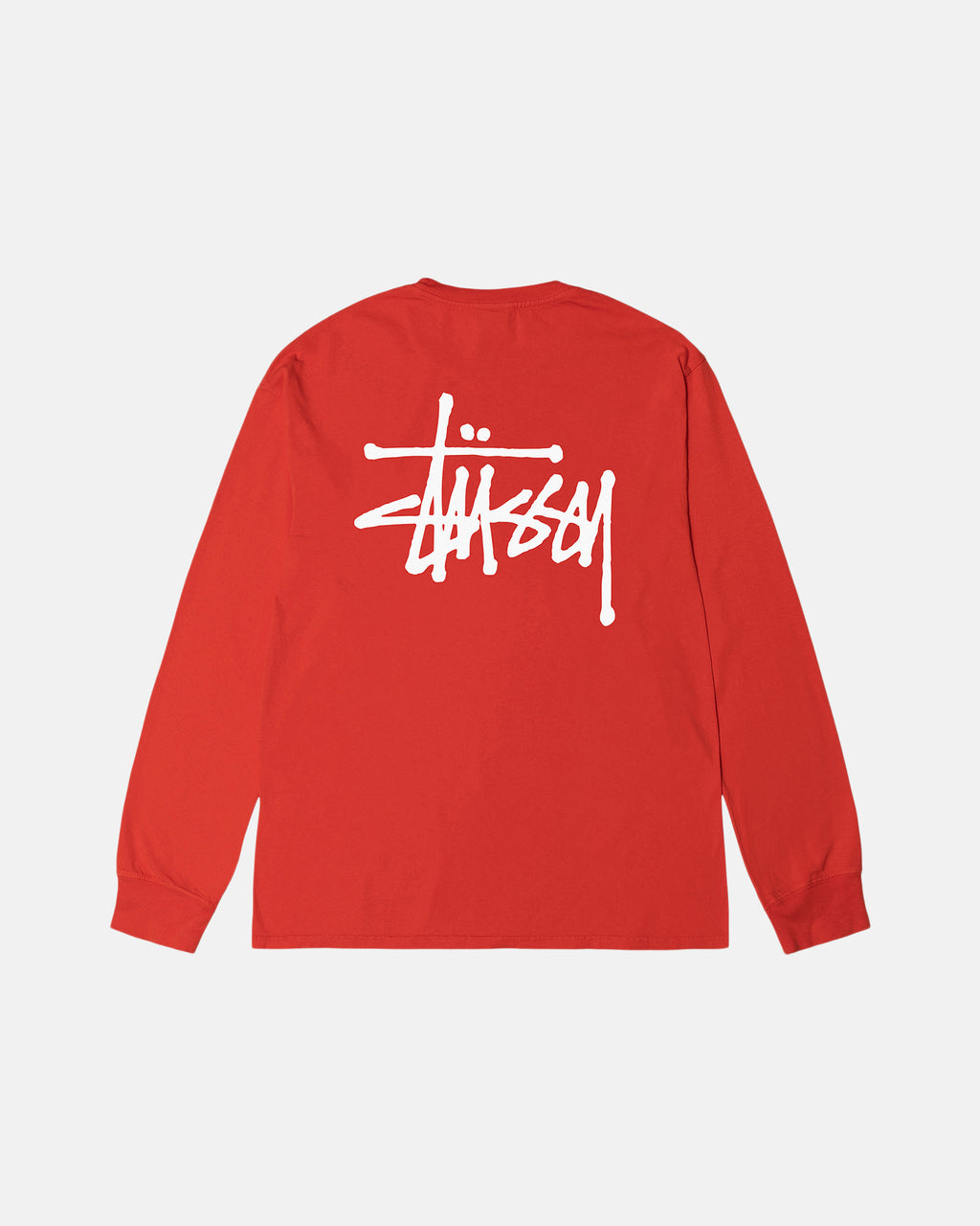 μπλουζακια για τρεξιμο Stussy Basic Pigment Dyed Ls ροζ | 294-PNITDU