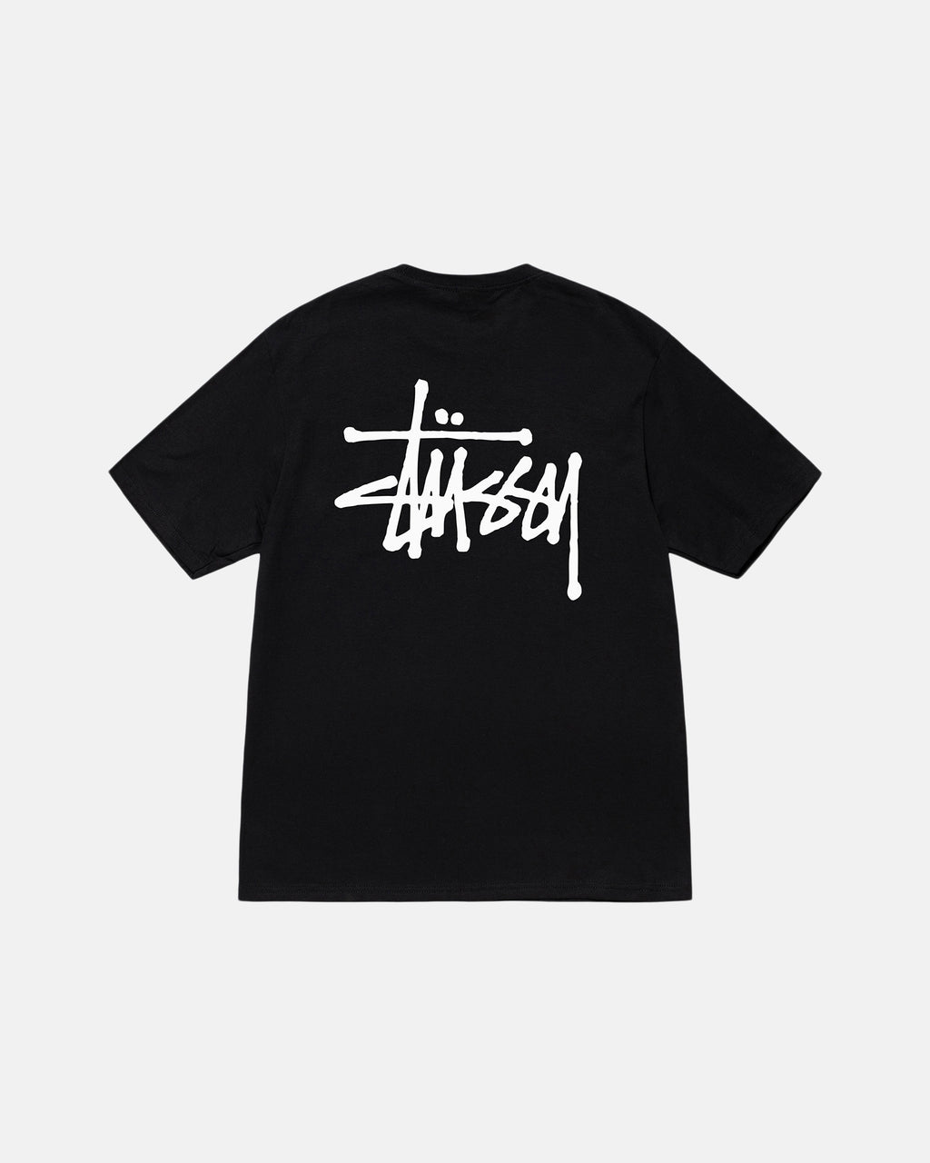 μπλουζακια για τρεξιμο Stussy Basic Stüssy μαυρα | 439-UVJFBD