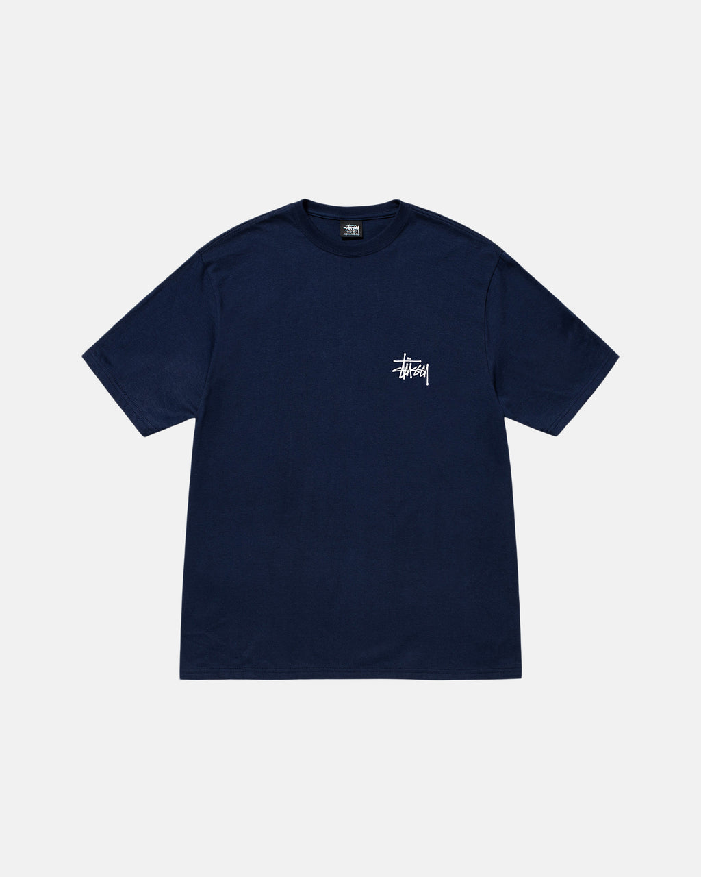 μπλουζακια για τρεξιμο Stussy Basic Stüssy σκουρο μπλε | 598-DMQWNU