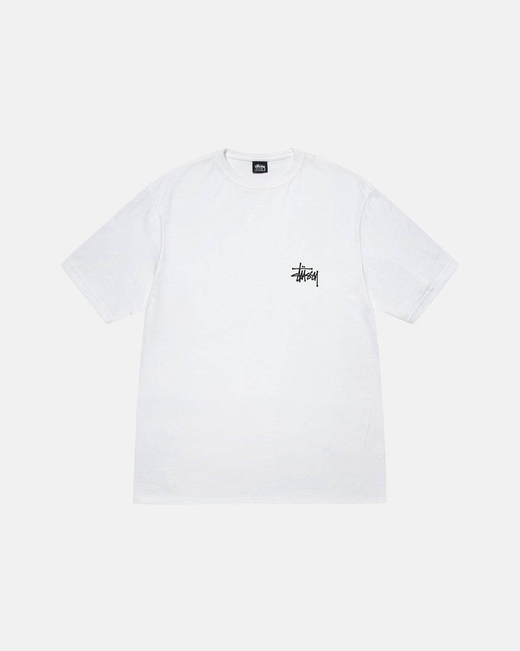 μπλουζακια για τρεξιμο Stussy Basic Stüssy ασπρα | 863-XHSLIT