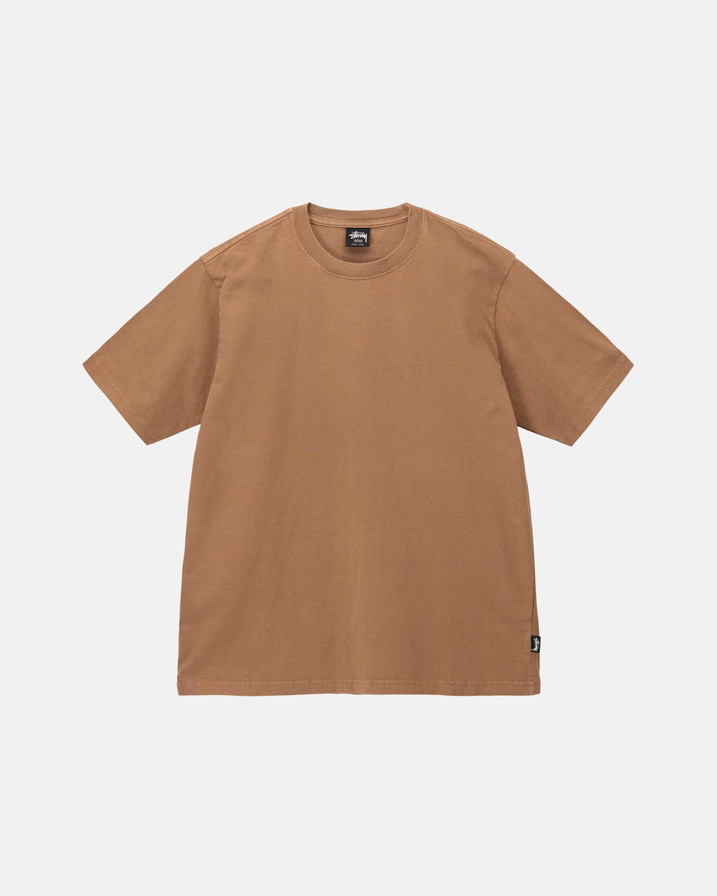 μπλουζακια για τρεξιμο Stussy Heavyweight Pigment Dyed Crew καφε | 726-XCHPRQ