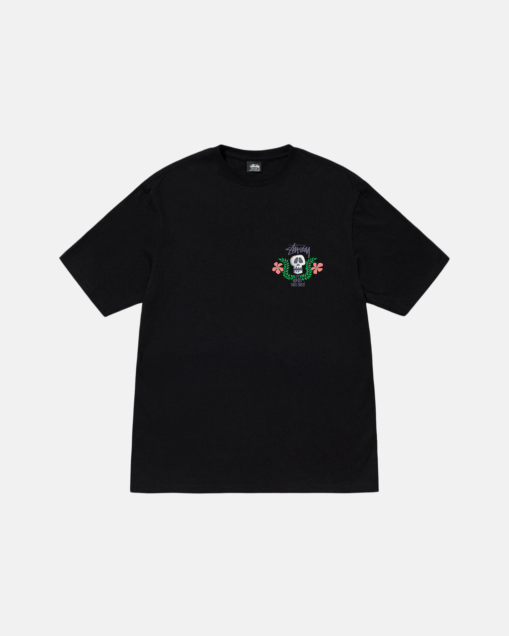 μπλουζακια για τρεξιμο Stussy Skull Crest μαυρα | 103-YGBFRV