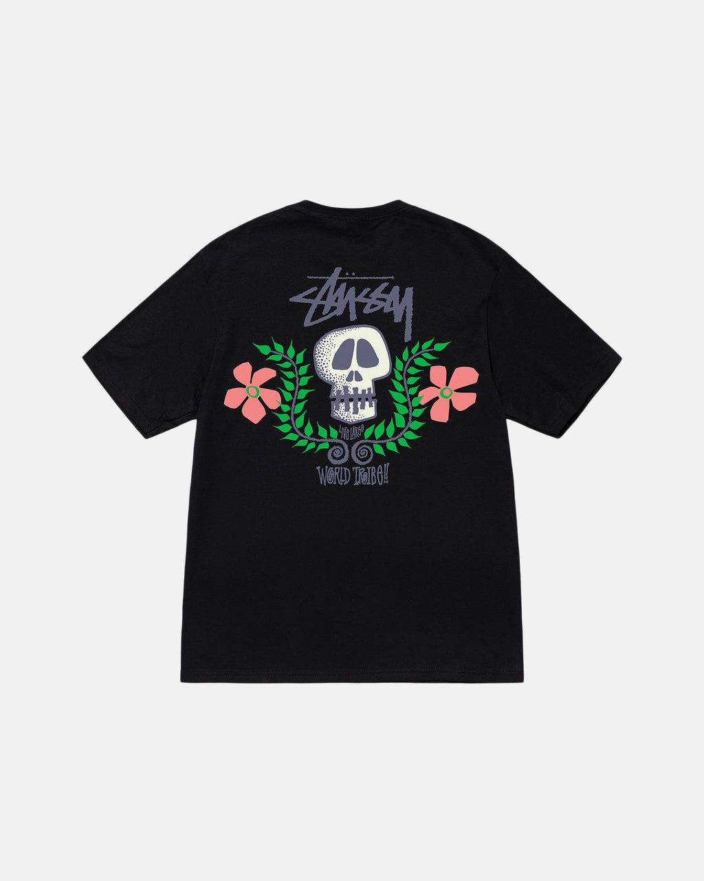 μπλουζακια για τρεξιμο Stussy Skull Crest μαυρα | 103-YGBFRV