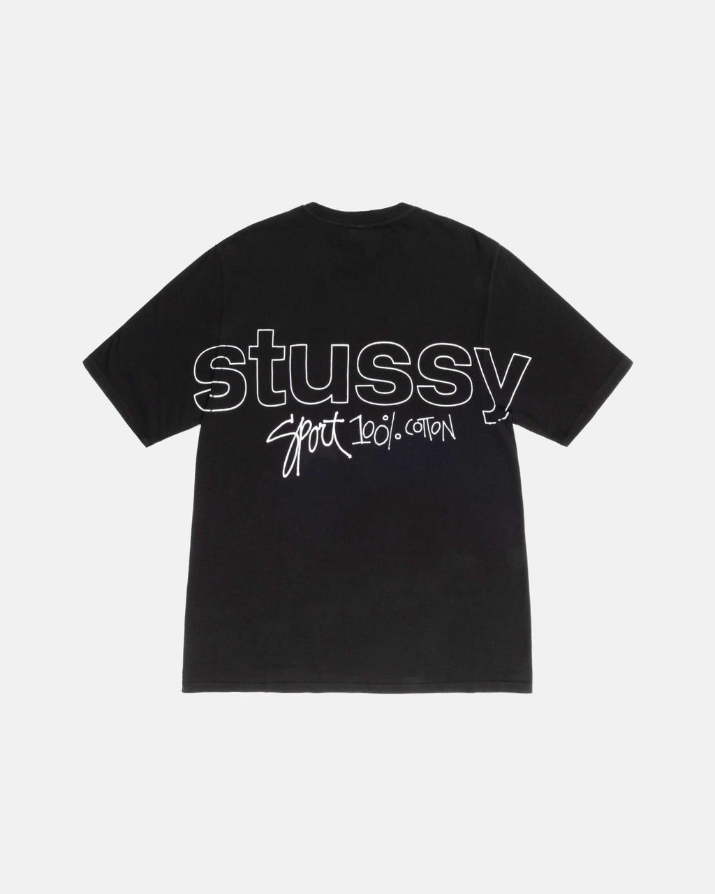 μπλουζακια για τρεξιμο Stussy Αθλητικά 100% Pigment Dyed μαυρα | 160-YNUEGV