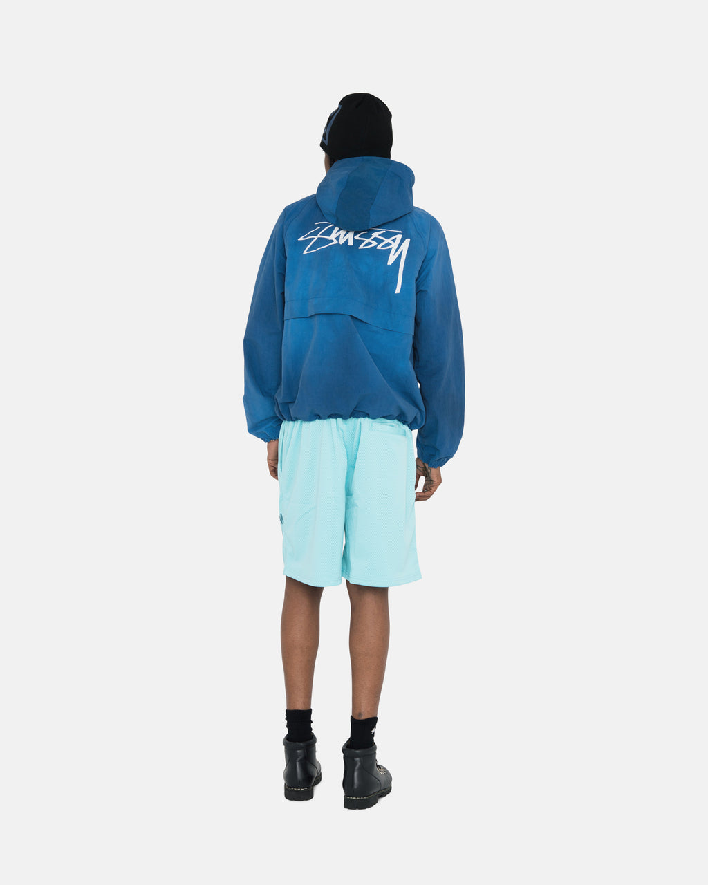 μπουφαν Stussy Wave Dye Beach Shell βαθυ μπλε | 324-RVMHXK