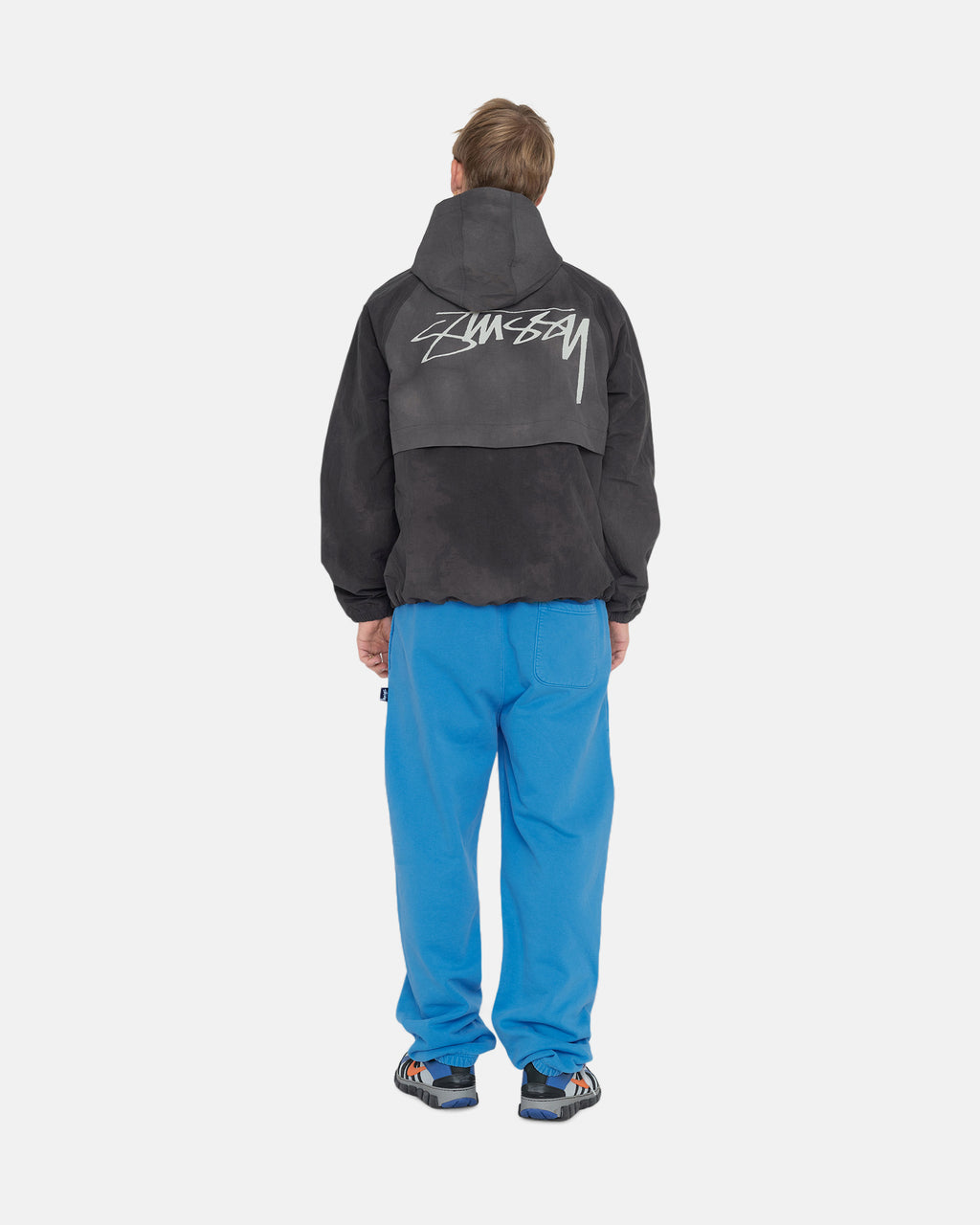 παντελονι Stussy Pigment Dyed Fleece μπλε | 106-RNUICD