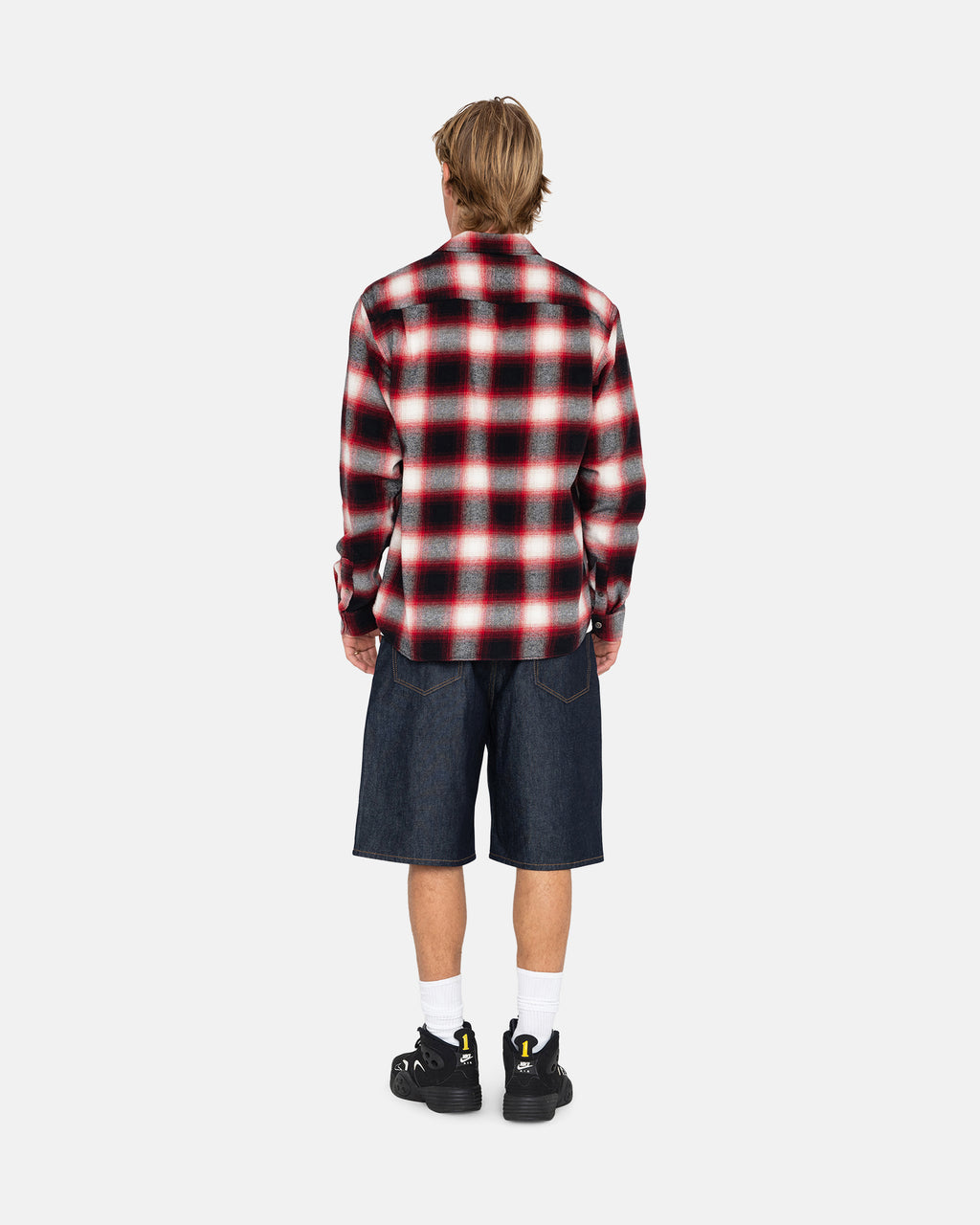 πουκαμισα Stussy Bay Plaid κοκκινα | 059-ERLXHD