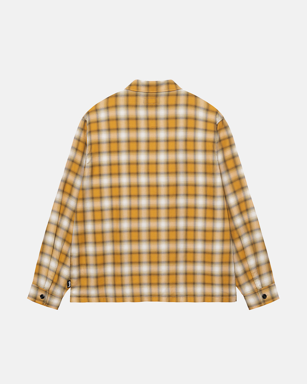 πουκαμισα Stussy Eddie Plaid Zip μουστάρδα | 498-RXOUDC