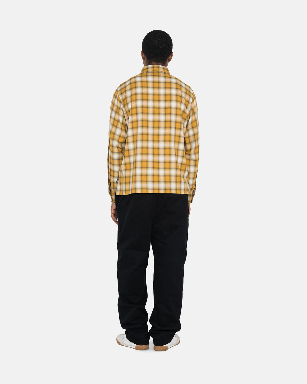 πουκαμισα Stussy Eddie Plaid Zip μουστάρδα | 498-RXOUDC