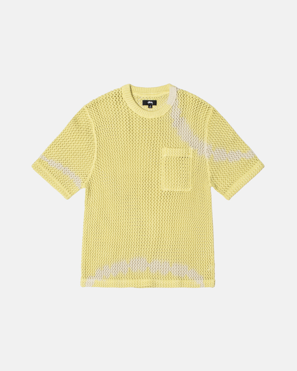 πουκαμισα Stussy O\'dyed Heavyweight Mesh Crew κίτρινα | 125-HXUONF