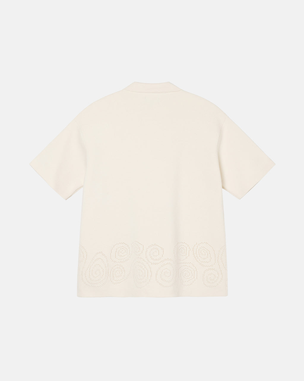 πουκαμισα Stussy Perforated Swirl Knit Μπεζ | 726-AZQDET