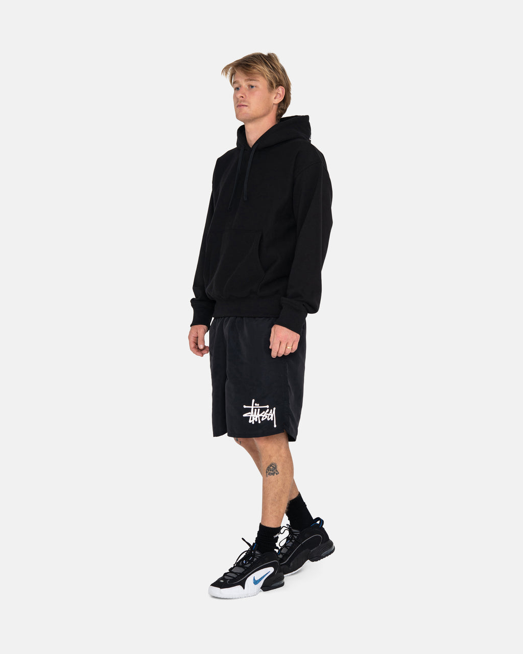 σορτσ Stussy Big Basic θαλασσης μαυρα | 945-NBTOUR