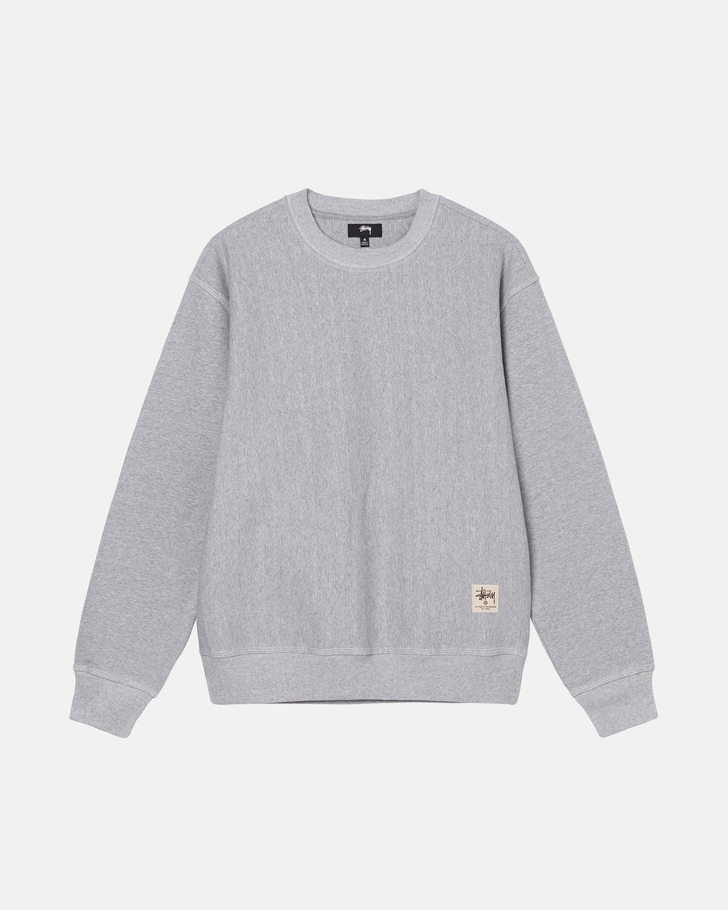 σορτσ Stussy Contrast Stitch Label Crew γκρι | 395-XVYUWP