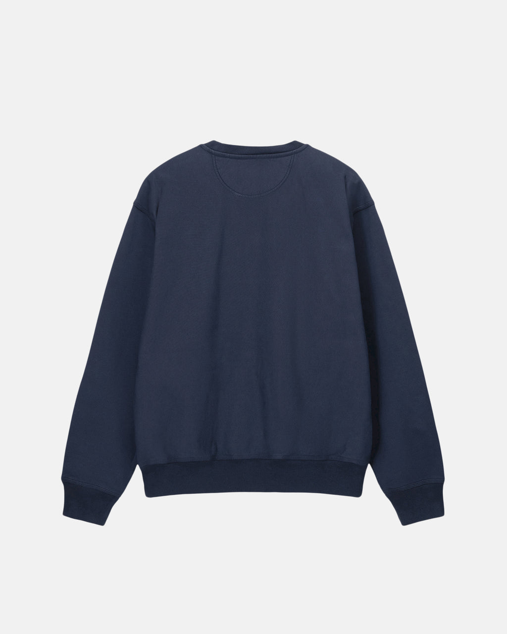 σορτσ Stussy Overdyed Stock Logo Crew σκουρο μπλε | 047-WMDAPU