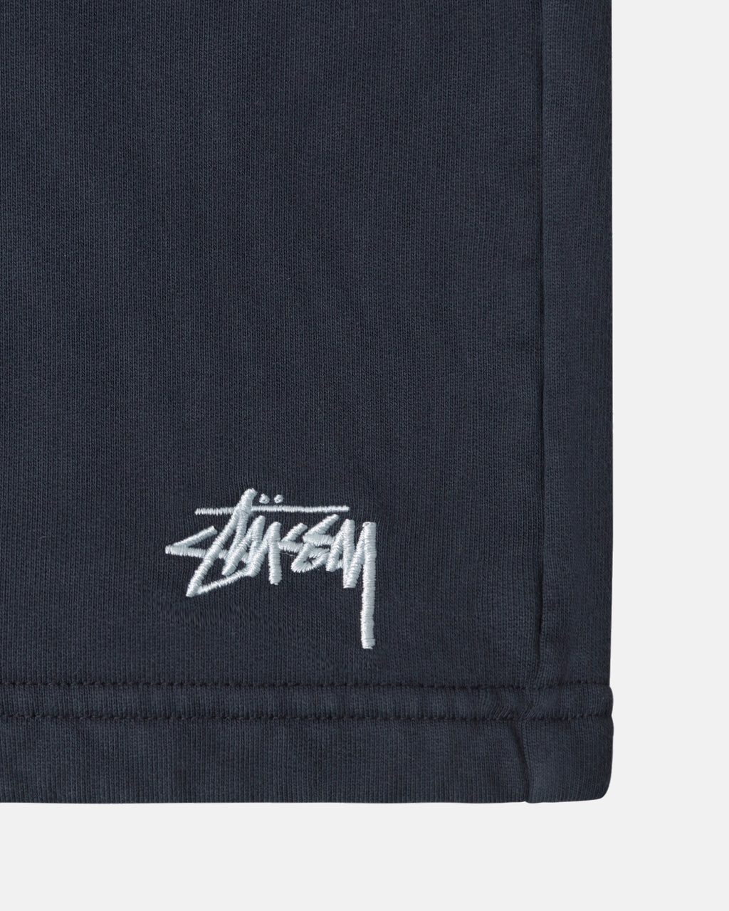 σορτσ Stussy Overdyed Stock Logo Sweat σκουρο μπλε | 908-DCYIJH