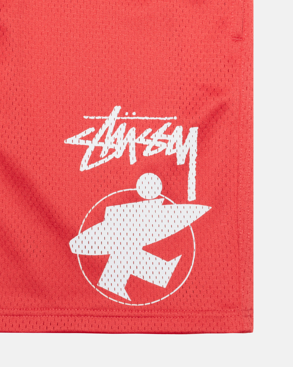 σορτσ Stussy Surfman Mesh κοκκινα | 765-POWAGM