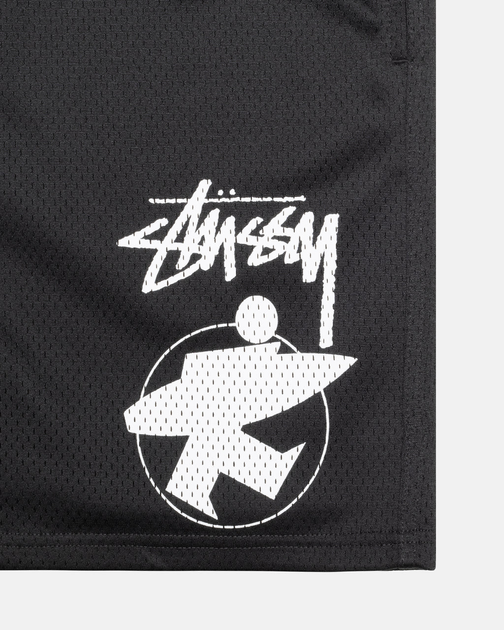 σορτσ Stussy Surfman Mesh μαυρα | 368-GIMTZY