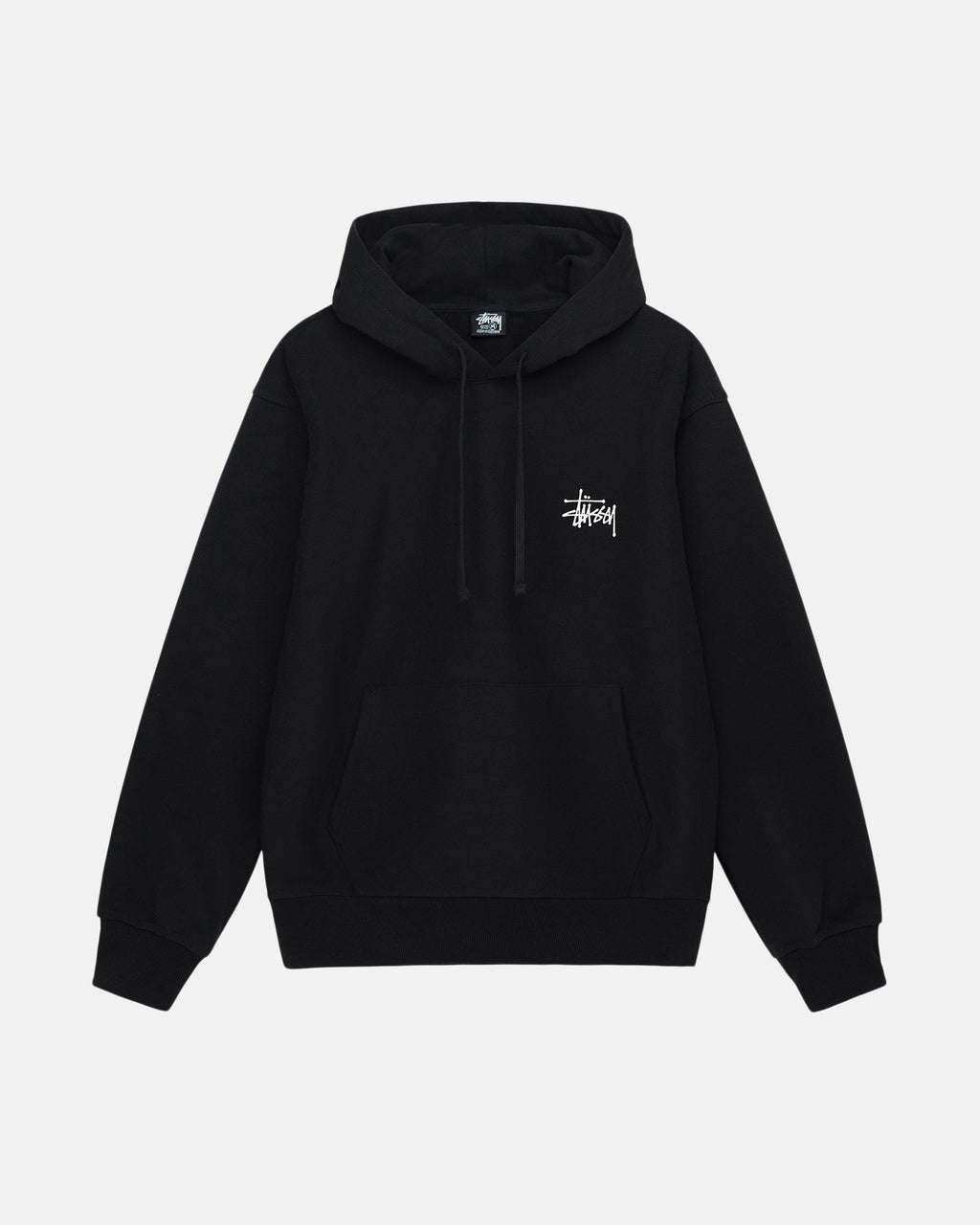 φουτερ με κουκουλα Stussy Basic Stüssy μαυρα | 657-DOVMXL