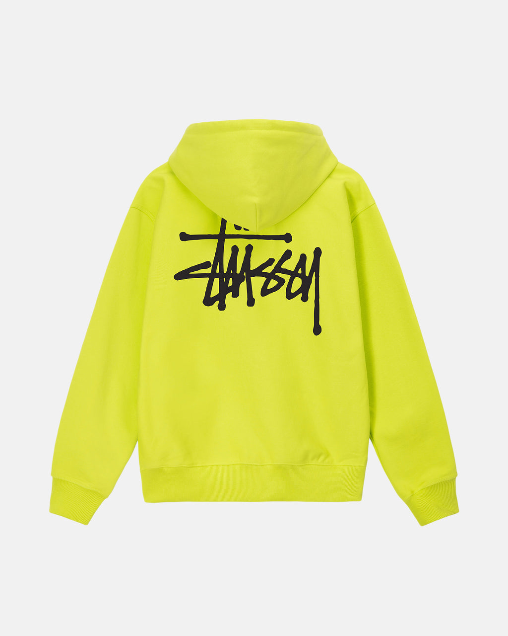 φουτερ με κουκουλα Stussy Basic Zip Keylime | 596-BXZDME