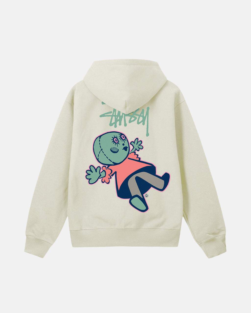 φουτερ με κουκουλα Stussy Dollie Zip γκρι | 520-DCVORP