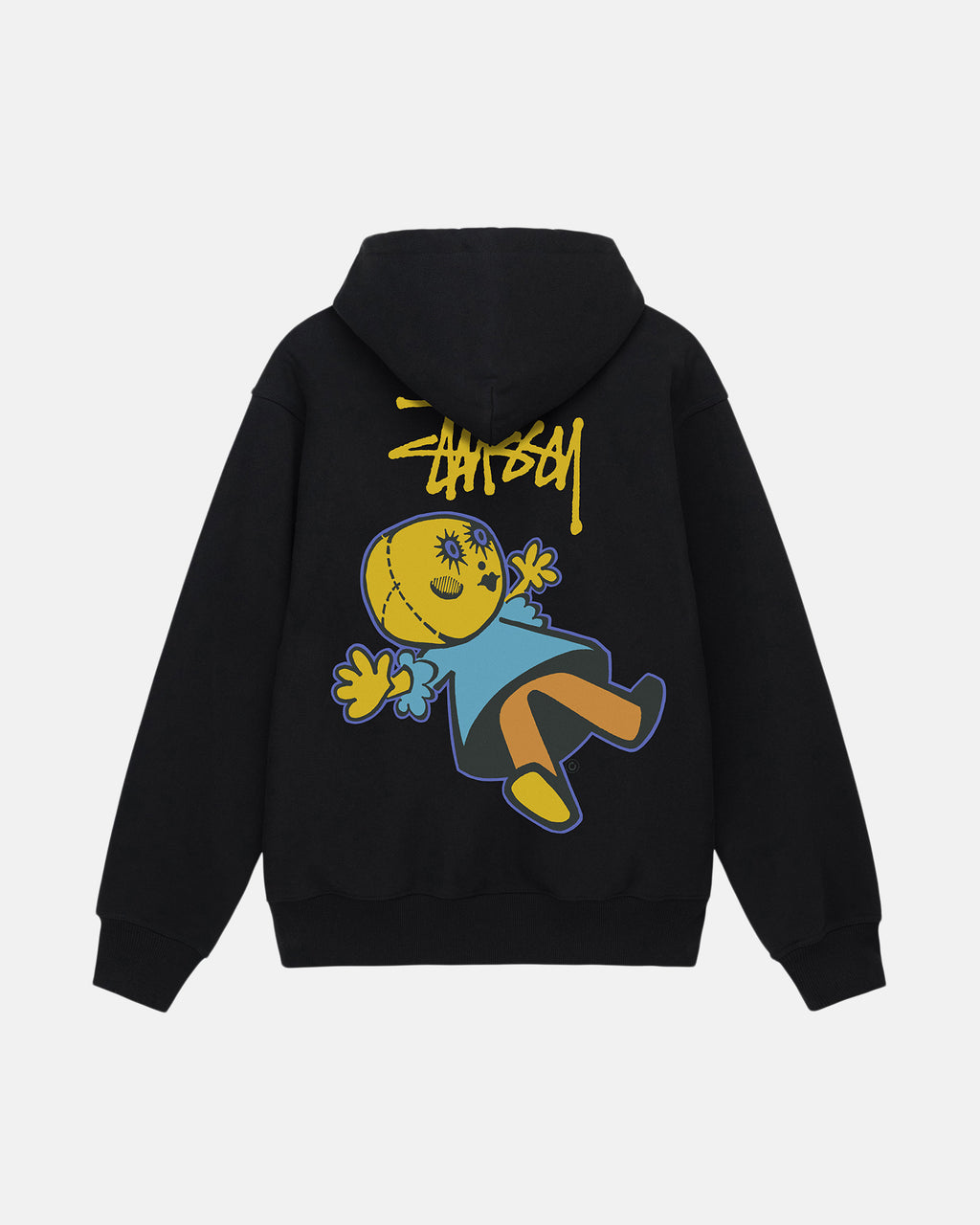 φουτερ με κουκουλα Stussy Dollie Zip μαυρα | 427-ZHNSCV