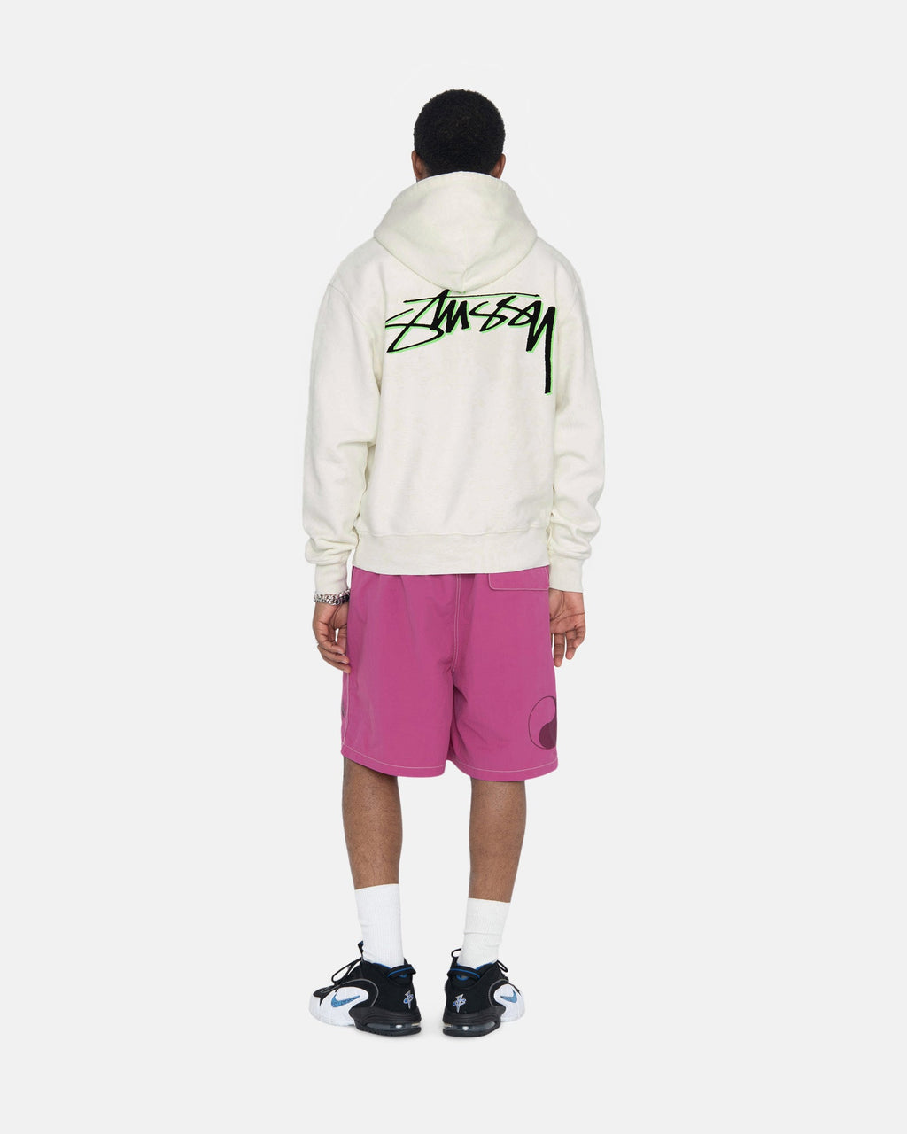 φουτερ με κουκουλα Stussy Our Legacy Drop Shadow Pigment Dyed Μπεζ | 765-JXMSGN