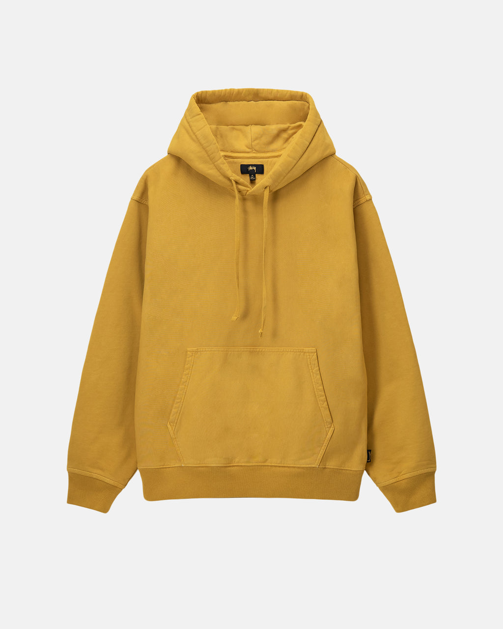 φουτερ με κουκουλα Stussy Pigment Dyed Fleece χρυσο χρωμα | 948-ELMRAG