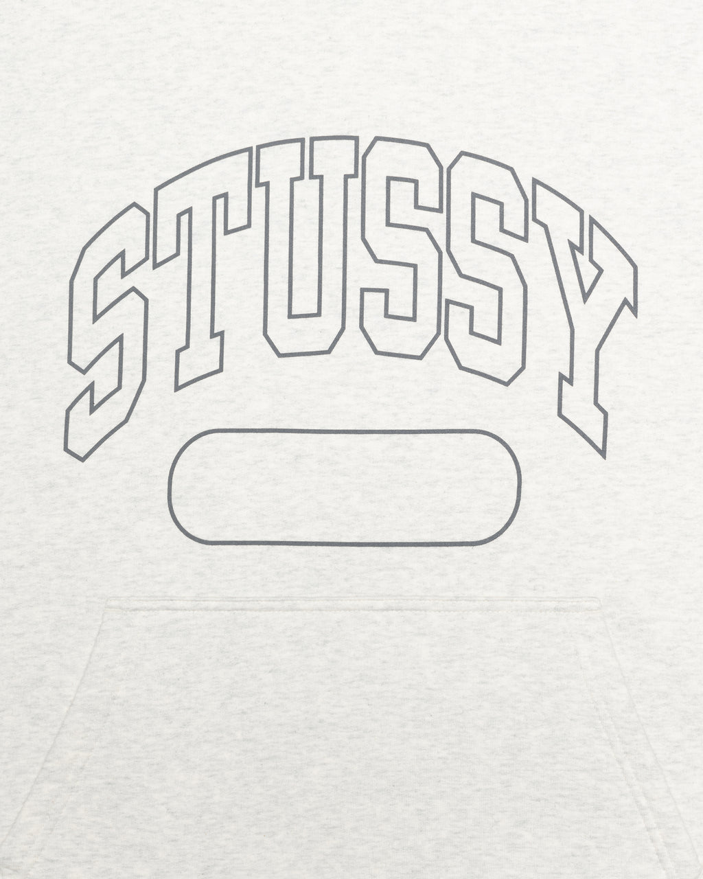 φουτερ με κουκουλα Stussy Ss Boxy Cropped γκρι | 428-SJGYEK