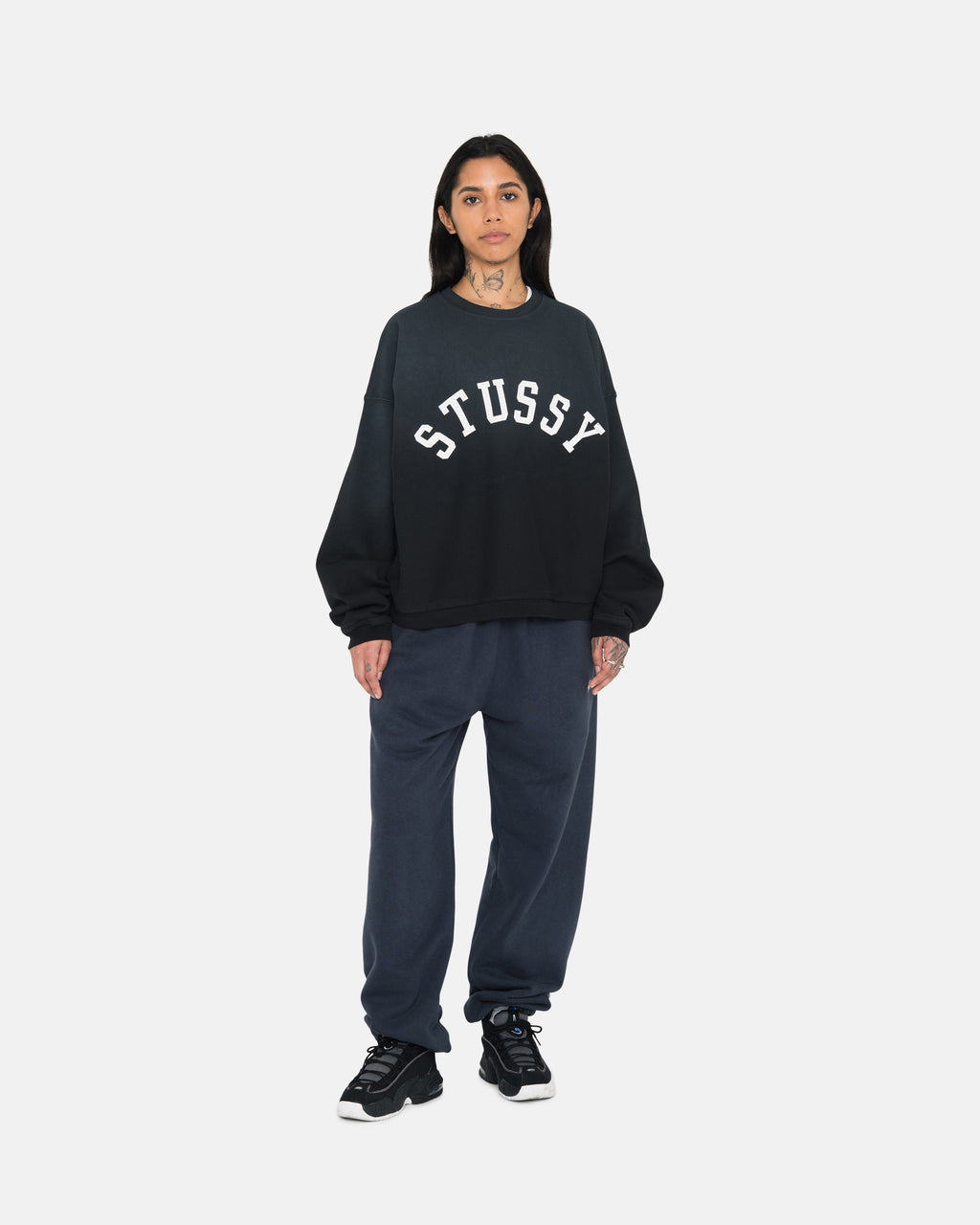 φόρμεσ γυμναστικήσ Stussy Overdyed Stock Logo σκουρο μπλε | 506-NCATGY