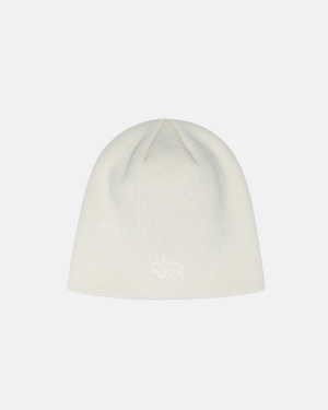 Caps Stussy Basic Skullcap Beanie Μπεζ | 418-JSXYQG