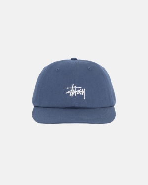 Caps Stussy Basic Stock Low Pro σκουρο μπλε | 539-GJENUR