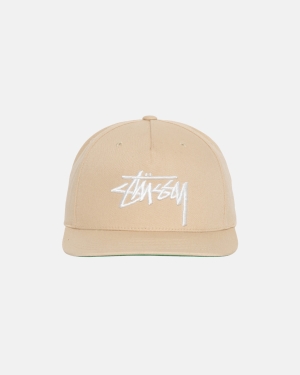 Caps Stussy Big Stock Point Crown καφε | 712-LWUNCO