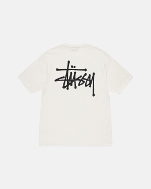 μπλουζακια για τρεξιμο Stussy Basic Pigment Dyed Μπεζ | 807-QBYKJO