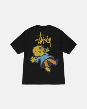 μπλουζακια για τρεξιμο Stussy Dollie Pigment Dyed μαυρα | 926-ITCQNU