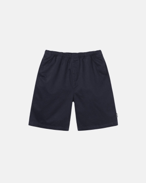 σορτσ Stussy Brushed Beach σκουρο μπλε | 145-LHIBNG