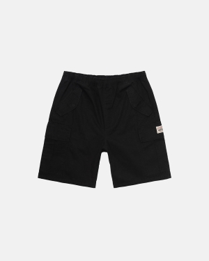 σορτσ Stussy Ripstop Beach μαυρα | 435-UGVABI